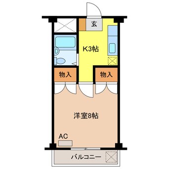 間取図 マンション白木