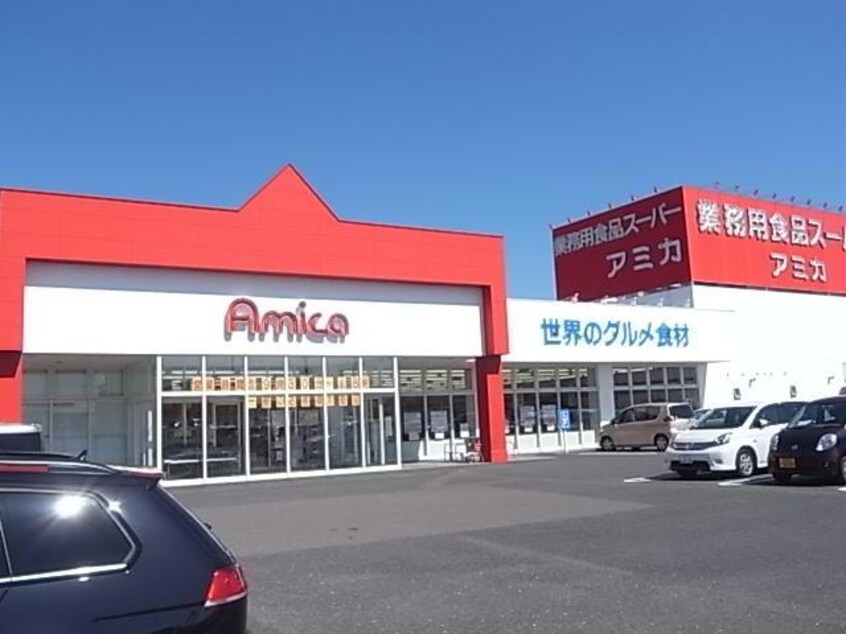 アミカ長良店(スーパー)まで1303m ポピーハイツ　Ｄ