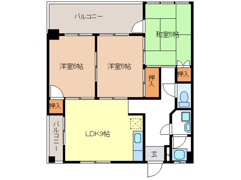 間取図 栄コーポラス