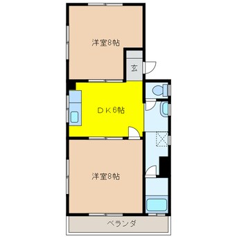 間取図 白菊ハイツ