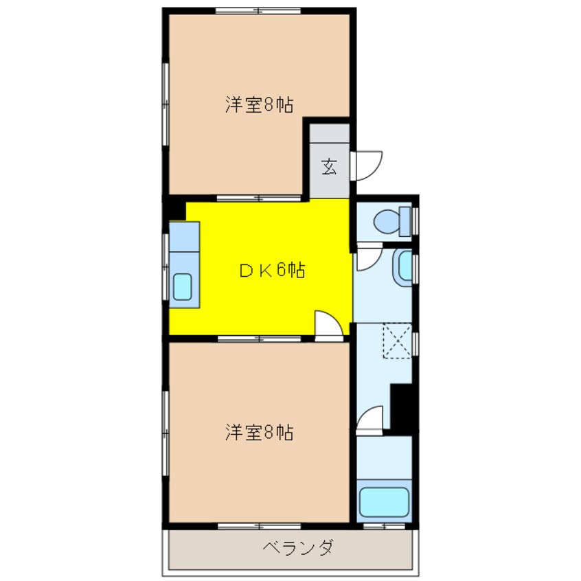 間取図 白菊ハイツ