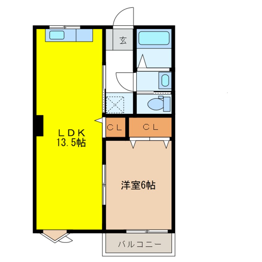 間取図 コーポ城西