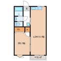 コーポ城西の間取図