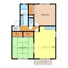 カメリア　Ｃ 2LDKの間取り