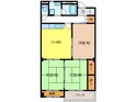 毛利コーポの間取図