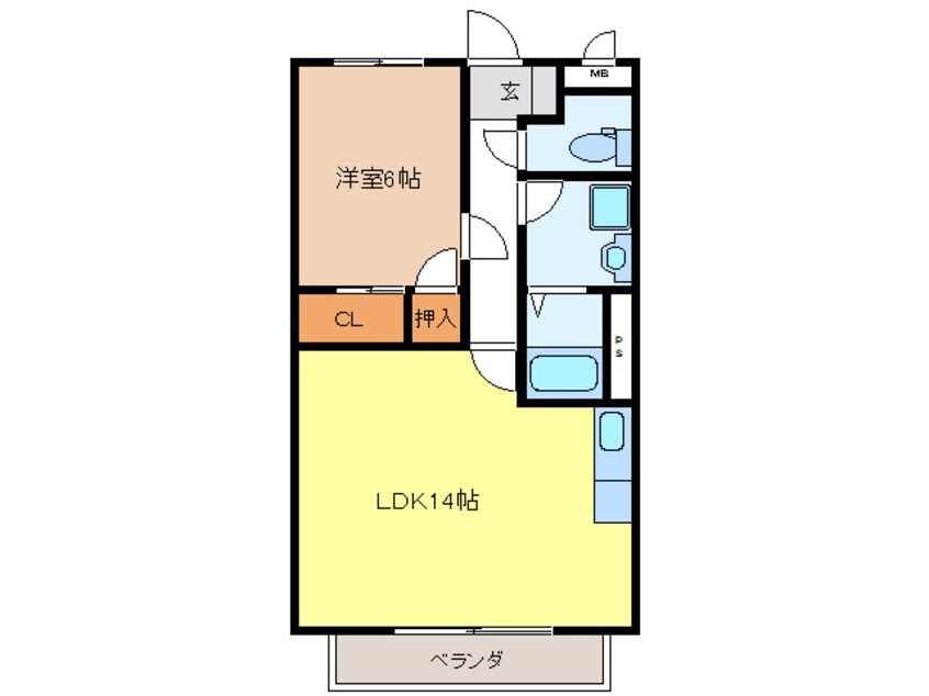 間取図 ハイツフラワーガーデン　マーガレット