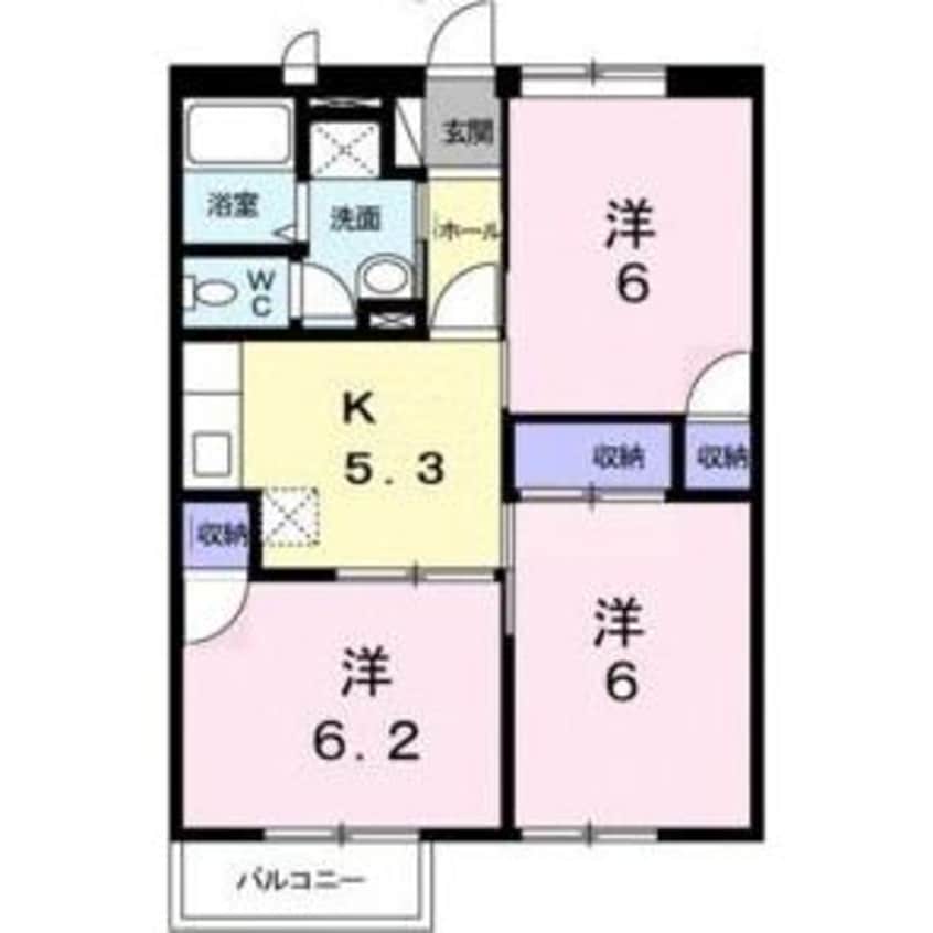 間取図 サザンクレセント