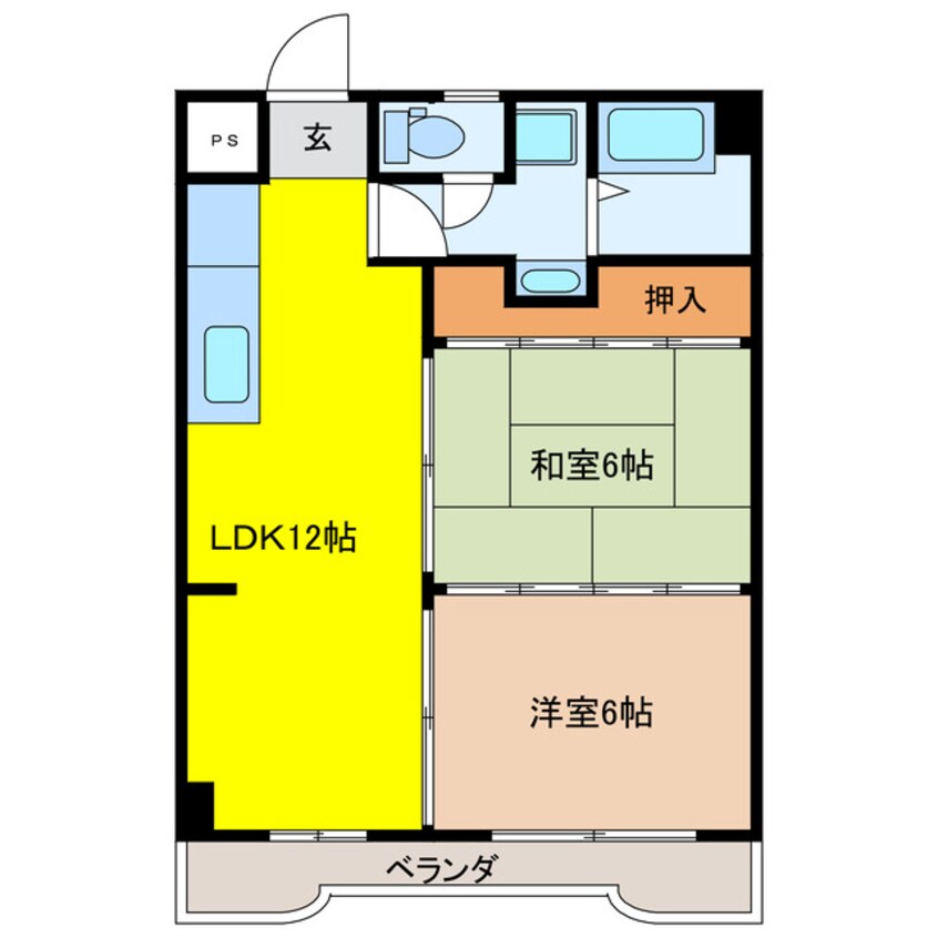 間取図 城前レジデンス