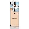パセール長良 1Rの間取り