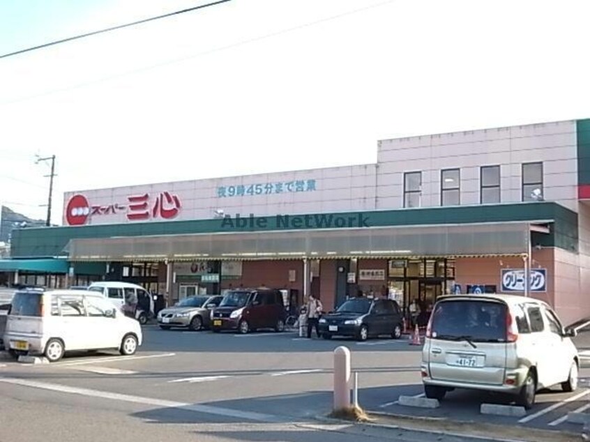 スーパー三心さぎ山店(スーパー)まで934m タウニィ平和