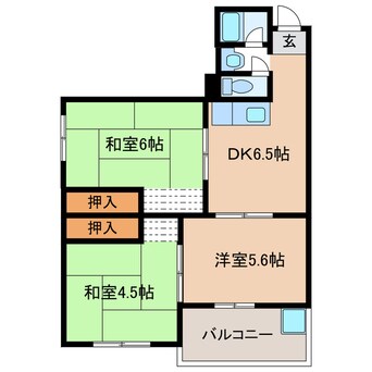 間取図 第二松原マンション