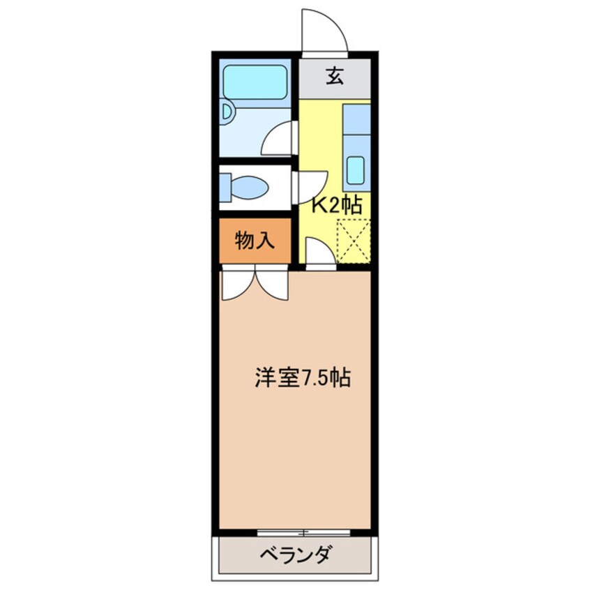 間取図 グリーンハイツＫ　Ａ棟