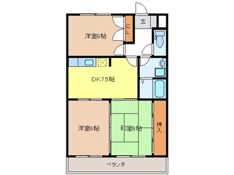 間取図 North Land Ⅰ