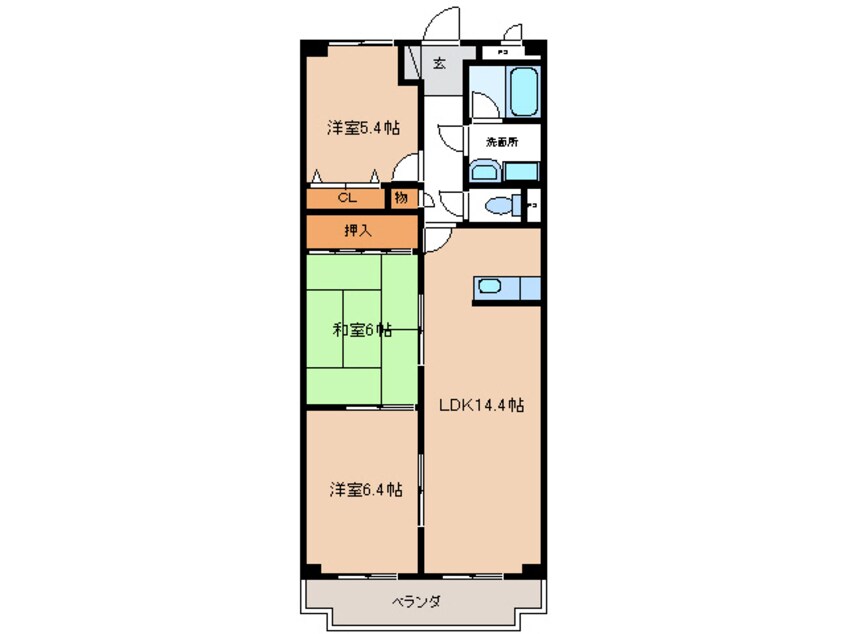 間取図 ロイヤルエステートⅢ