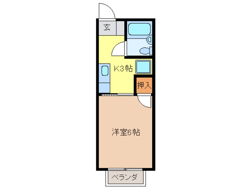 間取図 シティハイツ　2