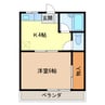 第3ハイツタマキ 1Kの間取り