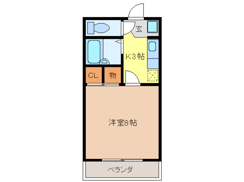 間取図 第5ハイツタマキ