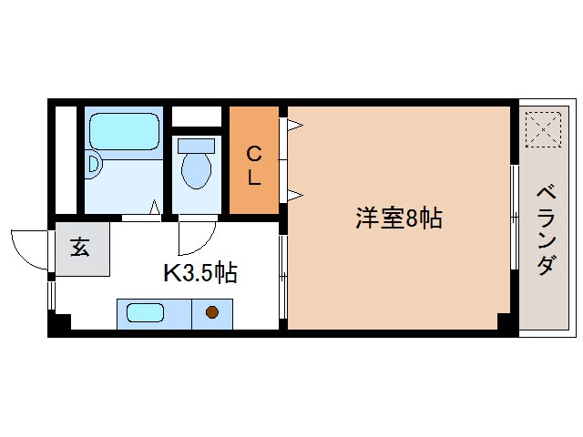 間取り図 コーポ810Ⅱ