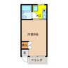 マンション小森 1Kの間取り