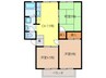 アマーレ 3DKの間取り