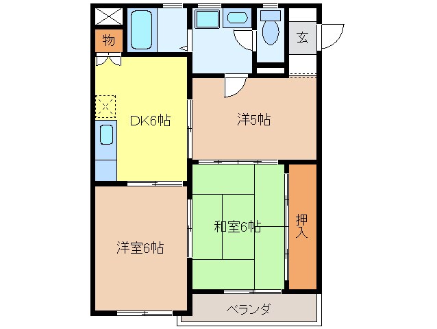 間取り図 ハイム辻Ａ