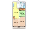 ピュアグランデＭＩＹＡＮＩＳＨＩの間取図