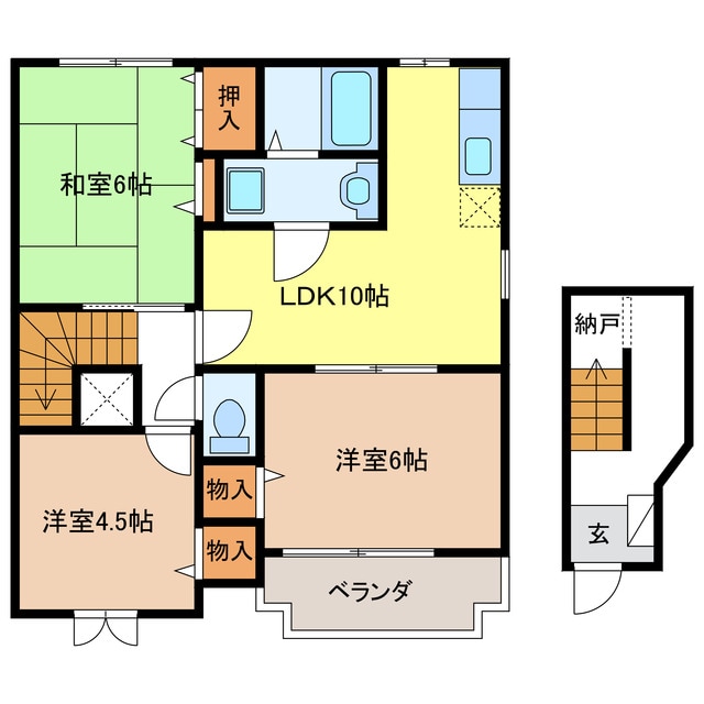 間取り図 フレッサ　Ｂ