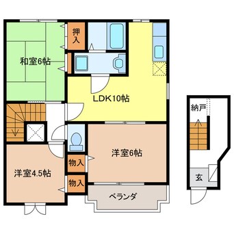 間取図 フレッサ　Ｂ