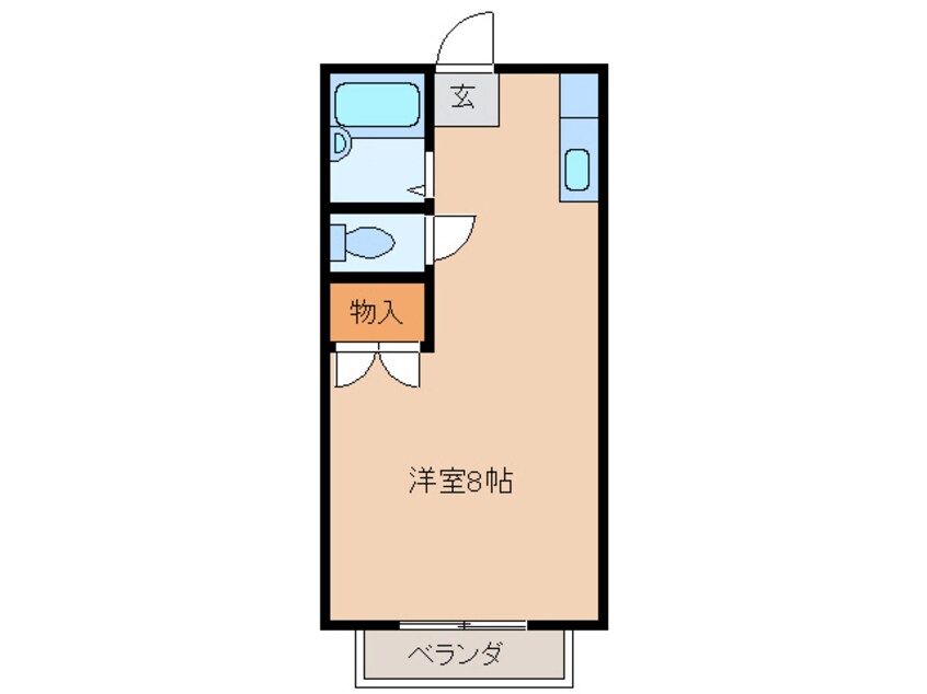 間取図 コーポ赤門