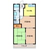セントラルハイムTAKAHASHI 3Kの間取り