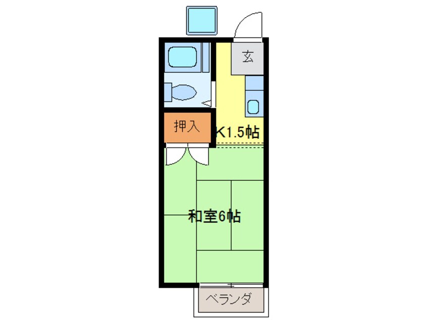 間取図 ハイツ青嵐