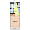 フェアリーⅡ 1Kの間取り