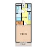 フェアリーⅡ 1Kの間取り
