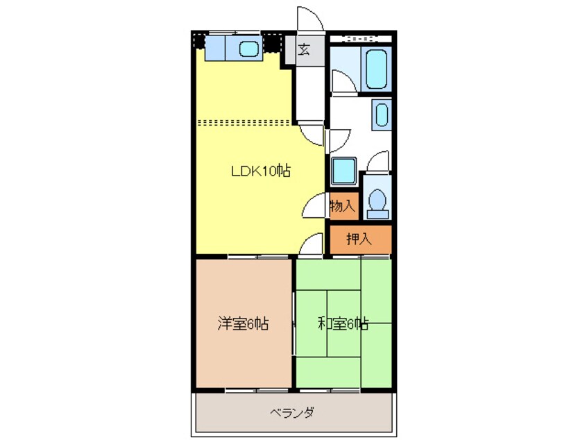 間取図 グリーンキャッスル