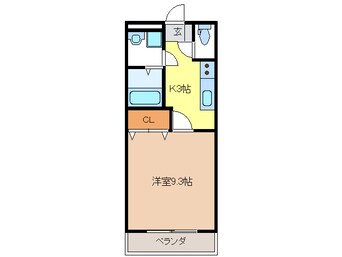 間取図 コーポ花館