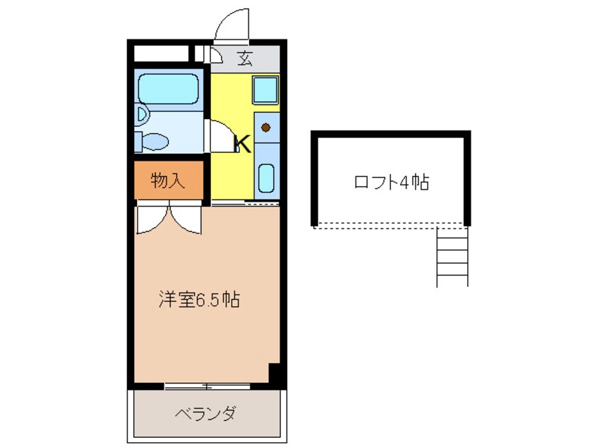 間取図 ＫＵＷＡＢＡＲＡビル