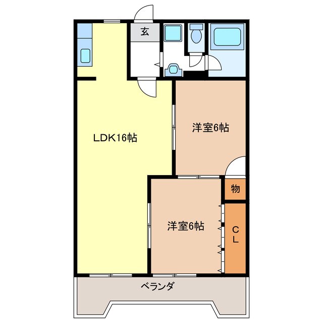 間取り図 SOLEIL　OBUSA