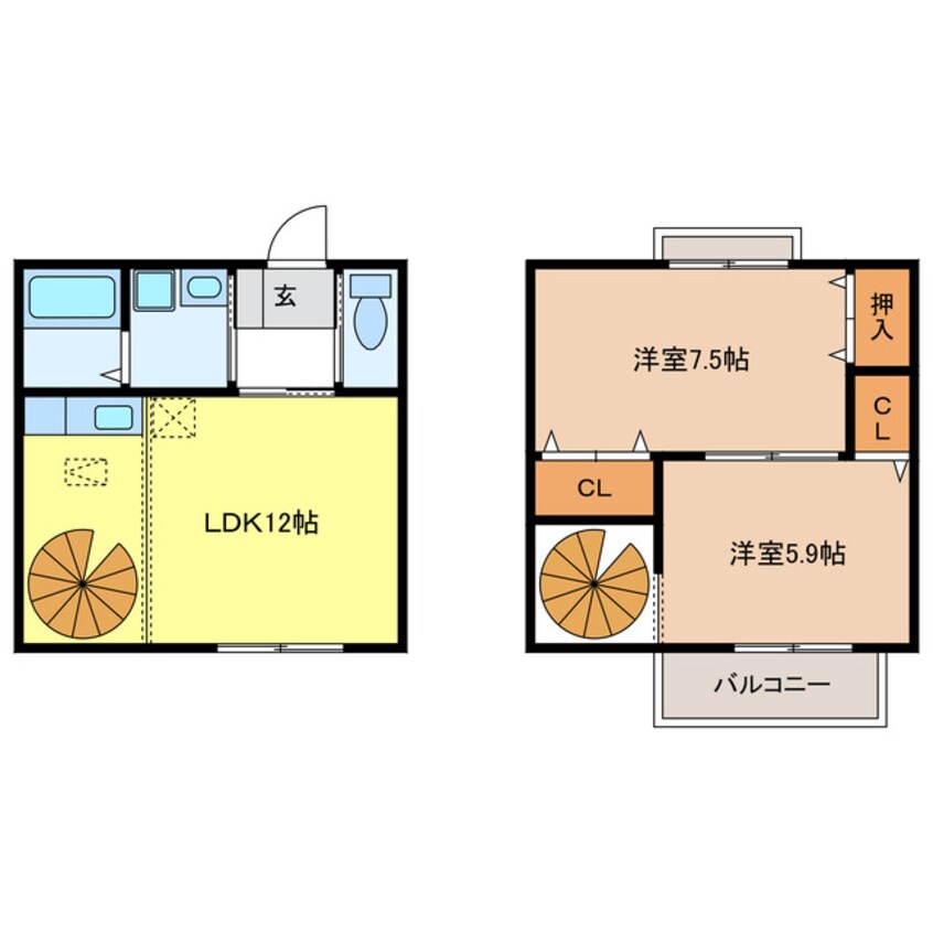 間取図 EAST SQUARE 0
