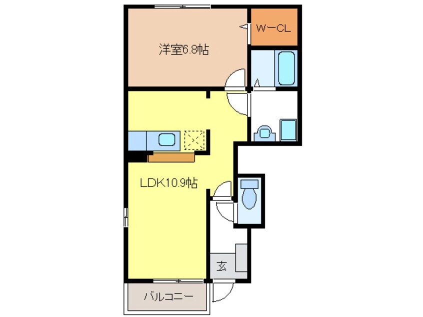 間取図 パレ・フラーセル