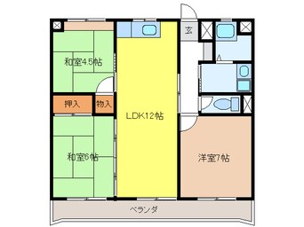 間取図 ユニテ井上