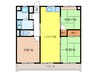 ユニテ井上 3LDKの間取り