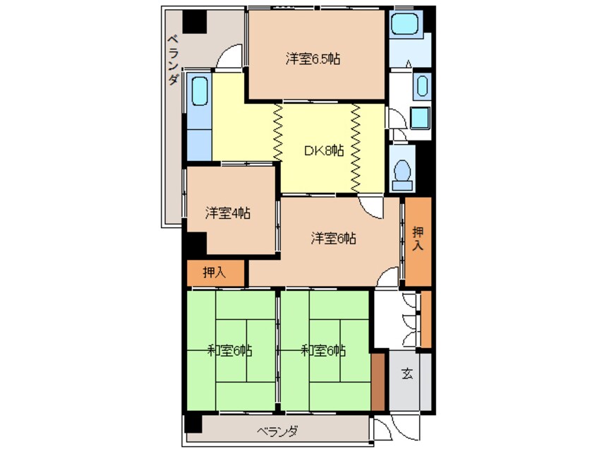 間取図 福光西ビル