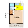 コーポ長屋 1Rの間取り