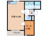 泉 1Rの間取り