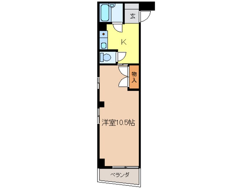 間取図 アミューズ　コート