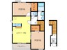 ブリッサ　Ｃ・Ｄ 2LDKの間取り