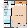 ブルーム 1Rの間取り