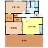ハイカムールＳＵＷＡ 2LDKの間取り