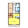 Excel Court 1LDKの間取り