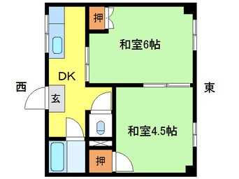 間取図 エステート早田